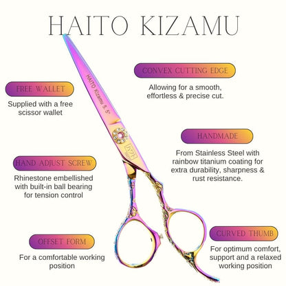 Haito Kizamu Hairdressing Scissors 5.5"