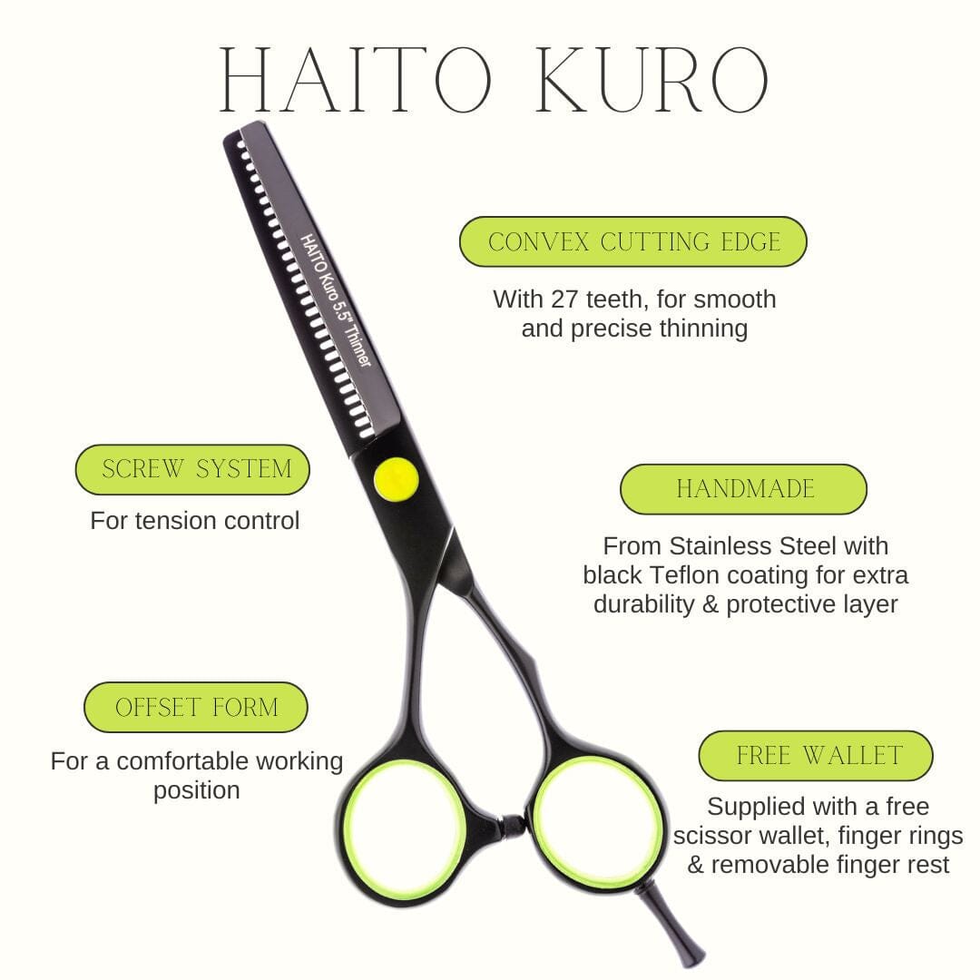 Haito Kuro 5.5" Thinner Hairdressing Scissor