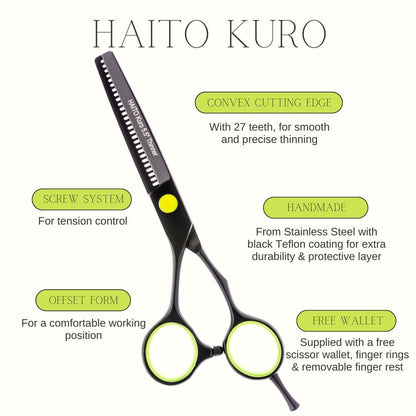 Haito Kuro 5.5" Thinner Hairdressing Scissor