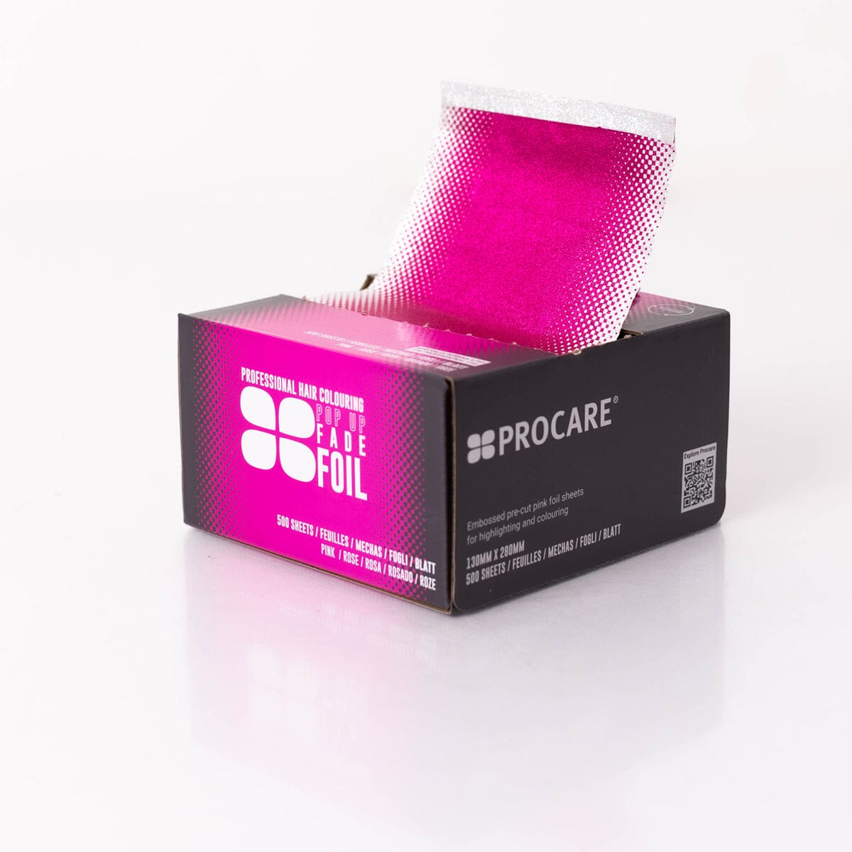 Procare Premium Embossed Pink Pop Up Foil Sheets 130mm x 280mm 500 Sheets
