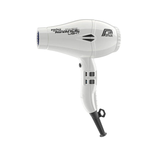 Parlux Advance Light Ionic + Ceramic White Hairdryer (2200w)