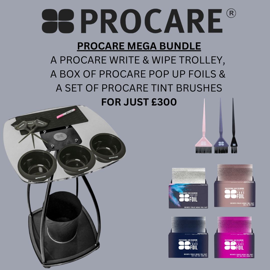 Procare Write & Wipe Trolley Mega Bundle Hair Foil Pro Care 