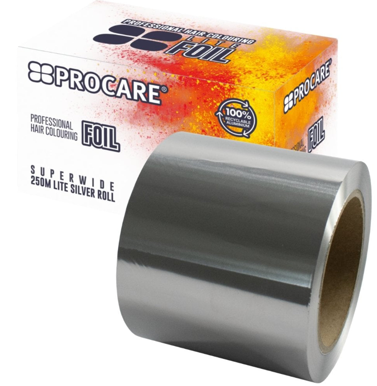 Pro Care Lite Superwide Silver Hair Foil Roll 120mm x 250m Hair Foil Pro Care 