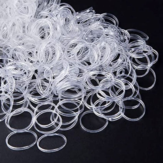 Clear Elastic Bands 15mm Pro Styling UK 