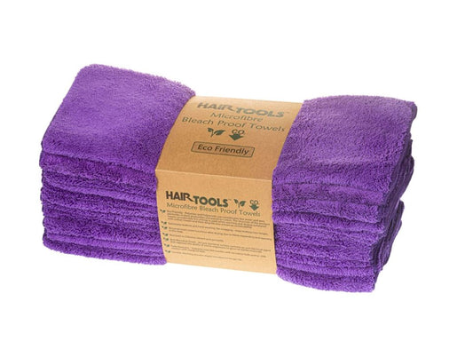 Hair Tools Microfibre bleach proof Towels - Purple Hair Tools 