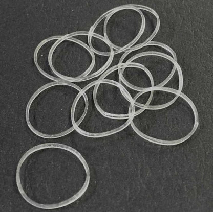 Hair Tools Clear Elastic Bands 15mm - Pack Of 300 Hair Tools 