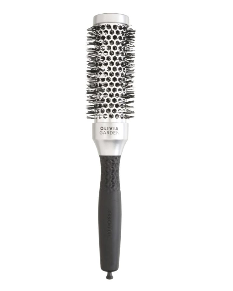 Olivia Garden Essential Blowout Brush Classic Silver 35mm Hair Brush Olivia Garden 