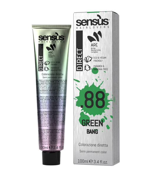 Sensus Direct Bang .88 Green Hair Colour Sensus 