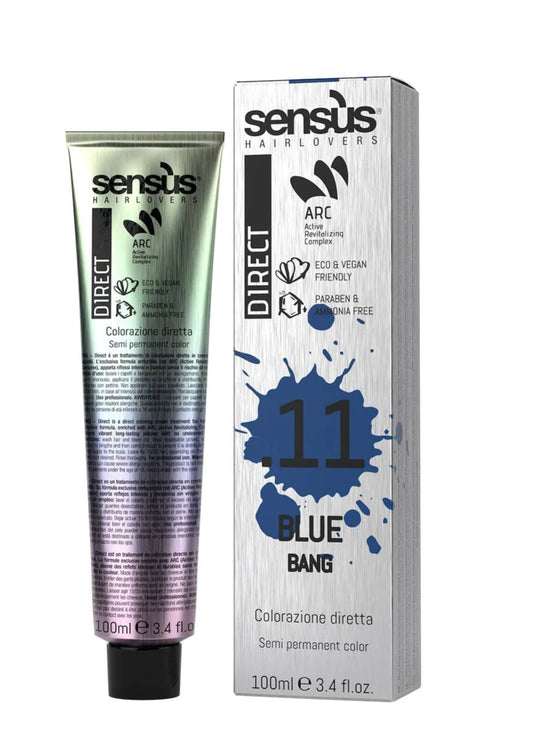 Sensus Direct Bang .11 Blue Hair Colour Sensus 