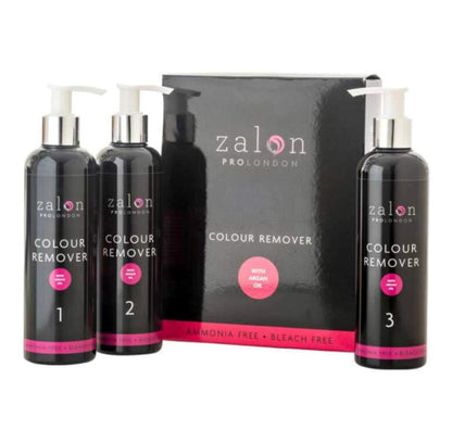 Zalon Pro London Colour Remover Salon Size - 5 Applications 3 x 250ml hair colour remover Zalon Pro 