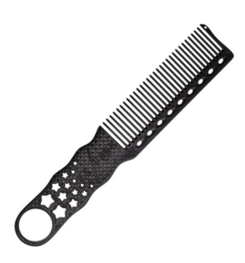 YS Park 280 Clipper Comb (195 mm) Hair Comb YS Park Carbon Black 