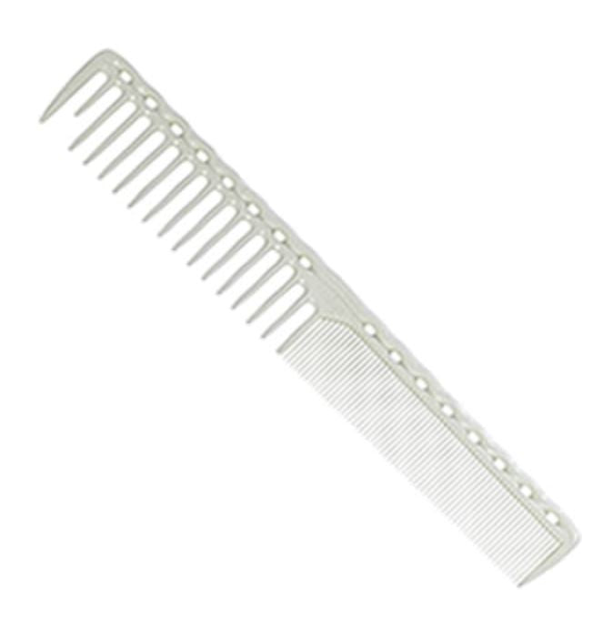 YS Park 332 Japanese Round Tooth Cutting Comb (185 mm) Hair Comb YS Park White 