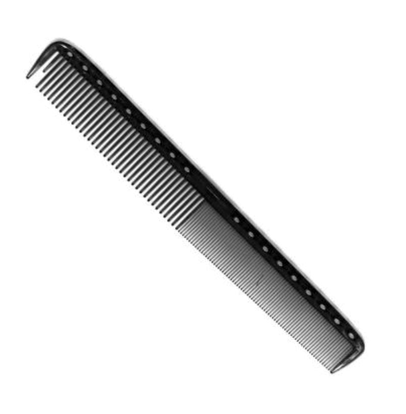 YS Park 335 Japanese Cutting Comb (215 mm) Hair Comb YS Park Carbon Black 