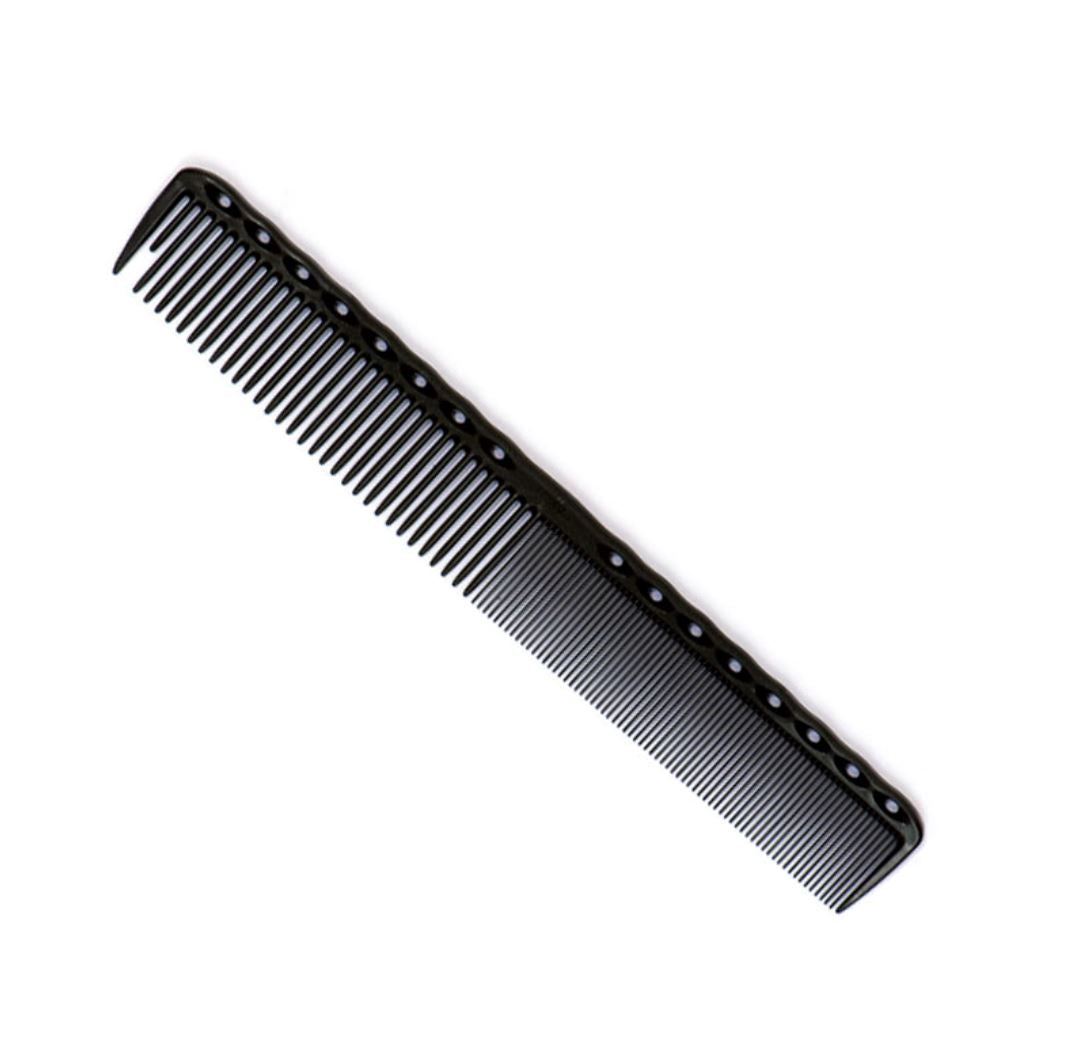 YS Park 336 Long Tooth Cutting Comb (190 mm) Hair Comb YS Park Carbon Black 