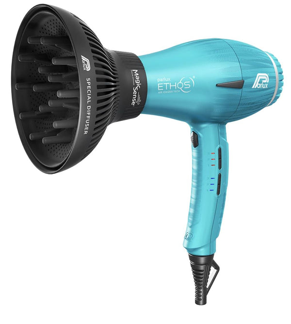 Parlux Ethos Air Ionizer Tech Hair Dryer Galaxy Blue – Pro Styling - Main Image
