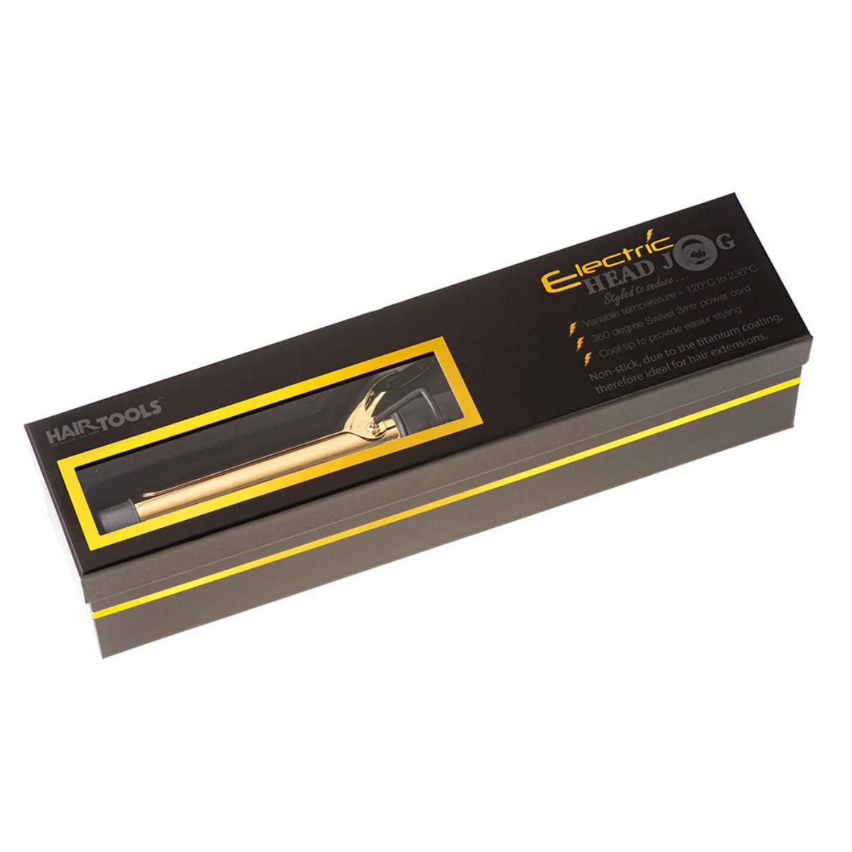 Electric Head Jog Titanium Gold Waving Iron 38mm Hair Curler Head Jog 