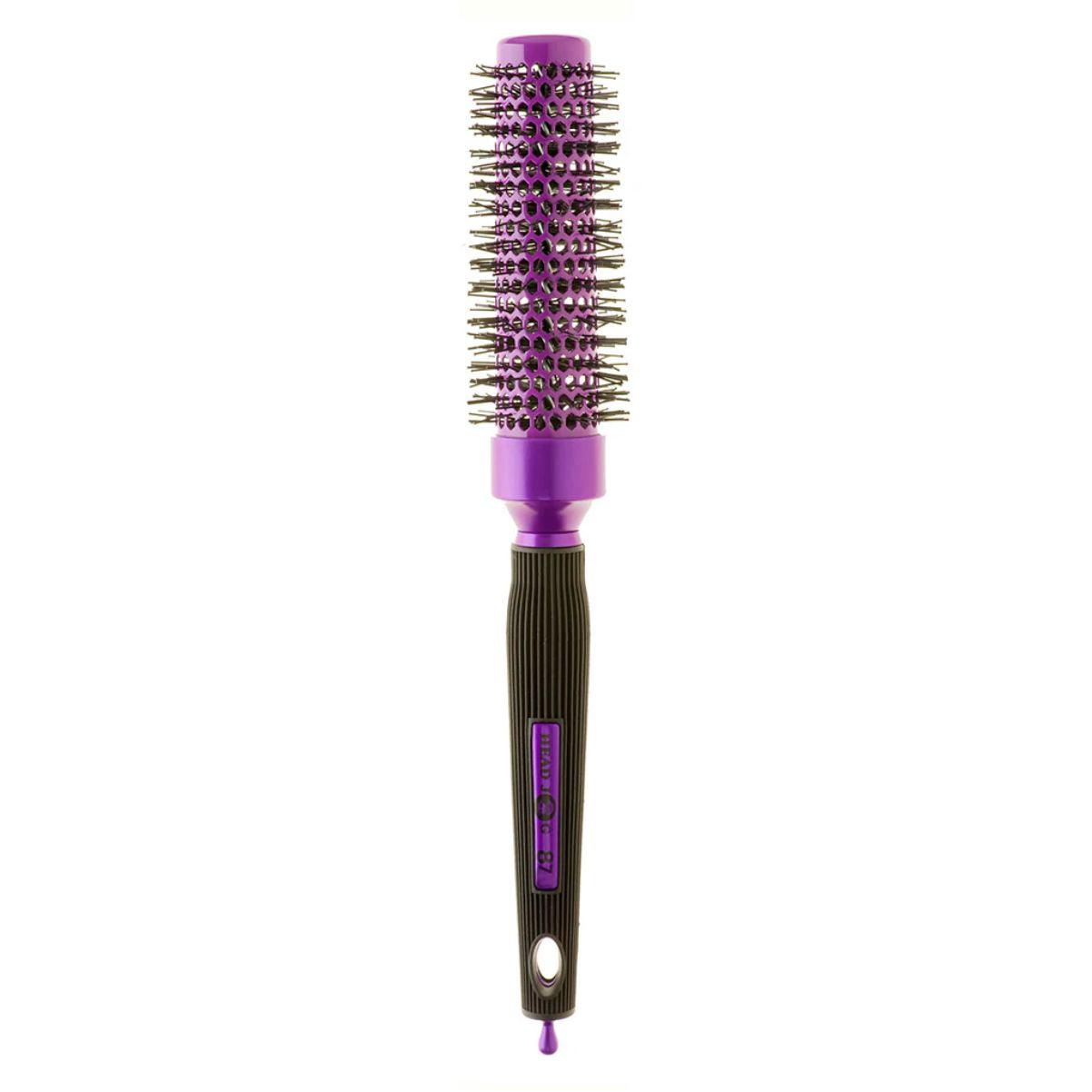 Head Jog Purple Barrel Brush Hair Brush Head Jog Purple 87 25mm 