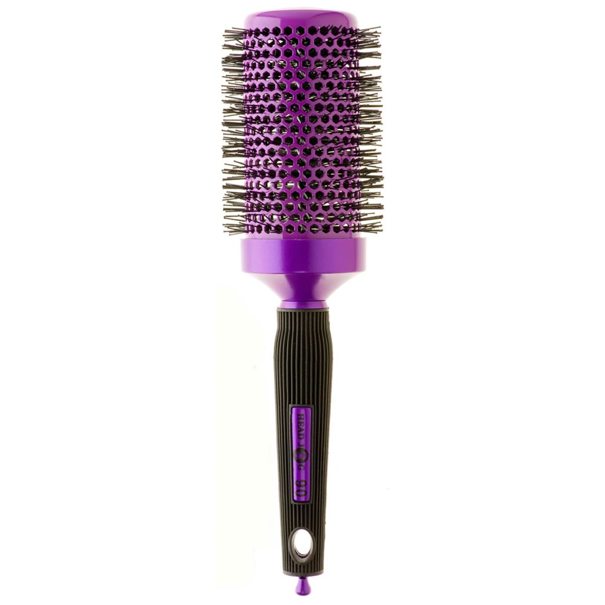 Head Jog Purple Barrel Brush Hair Brush Head Jog Purple 90 50mm 