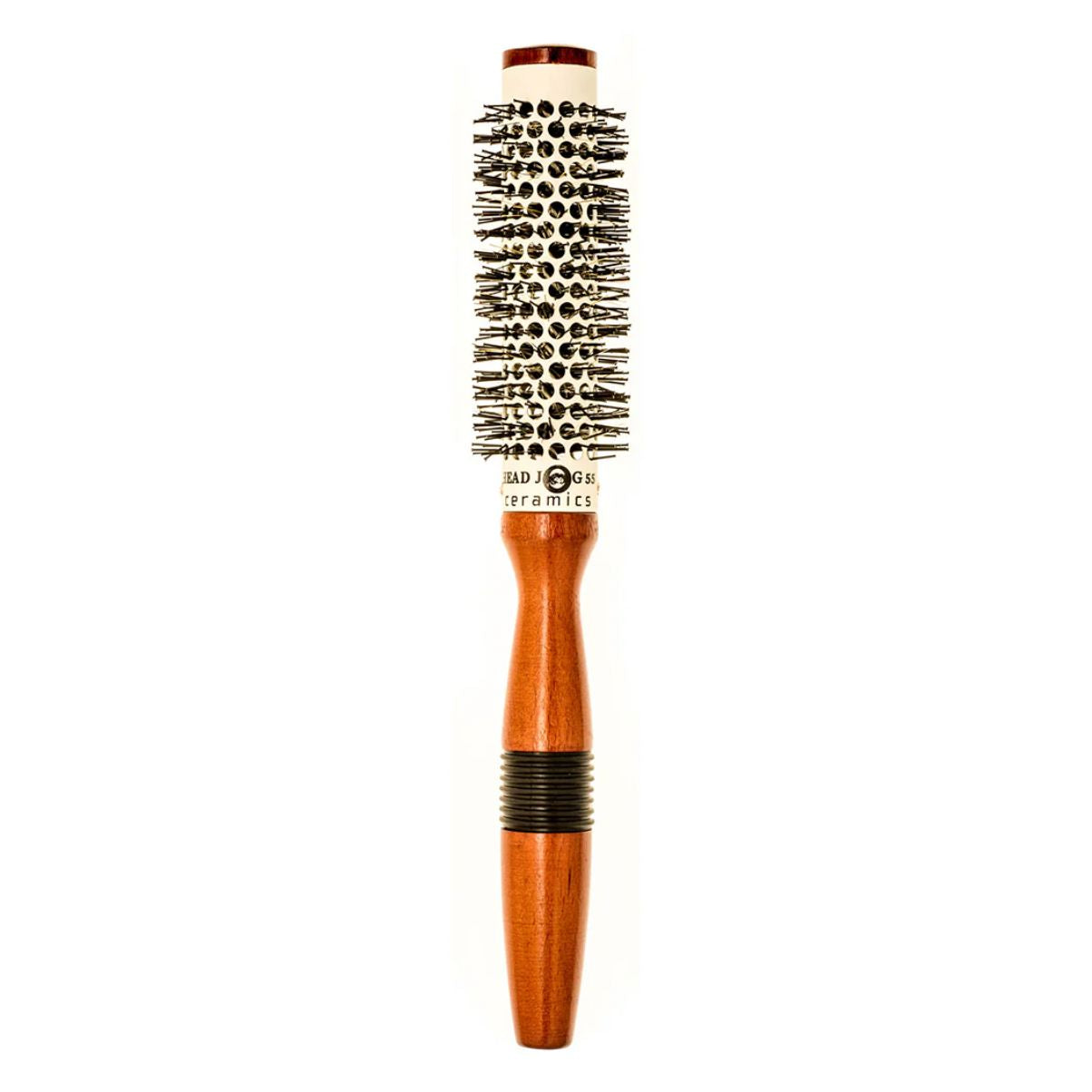 Head Jog Wood Ceramics Barrel Brush Hair Brush Head Jog 55 25mm 