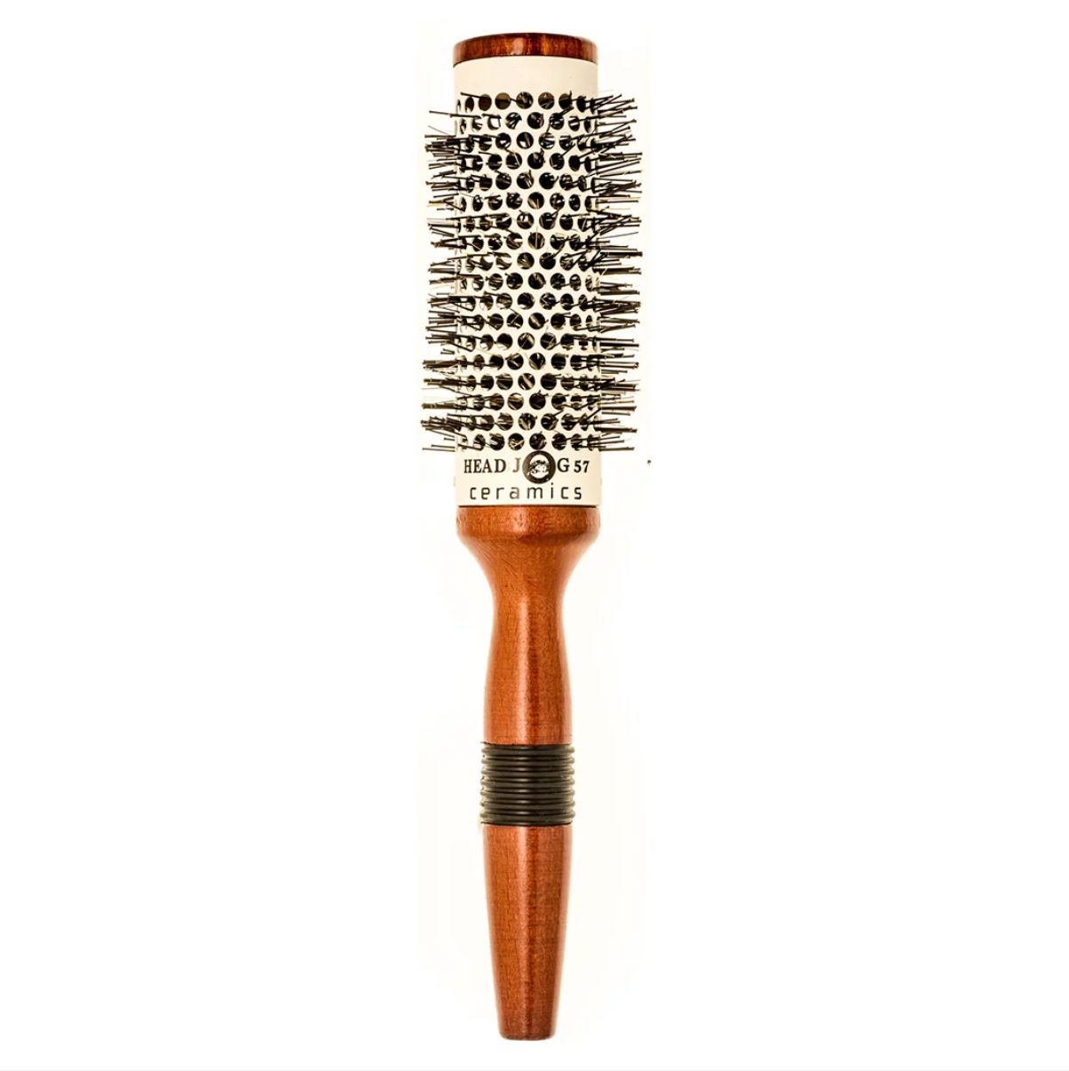 Head Jog Wood Ceramics Barrel Brush Hair Brush Head Jog 57 38mm 