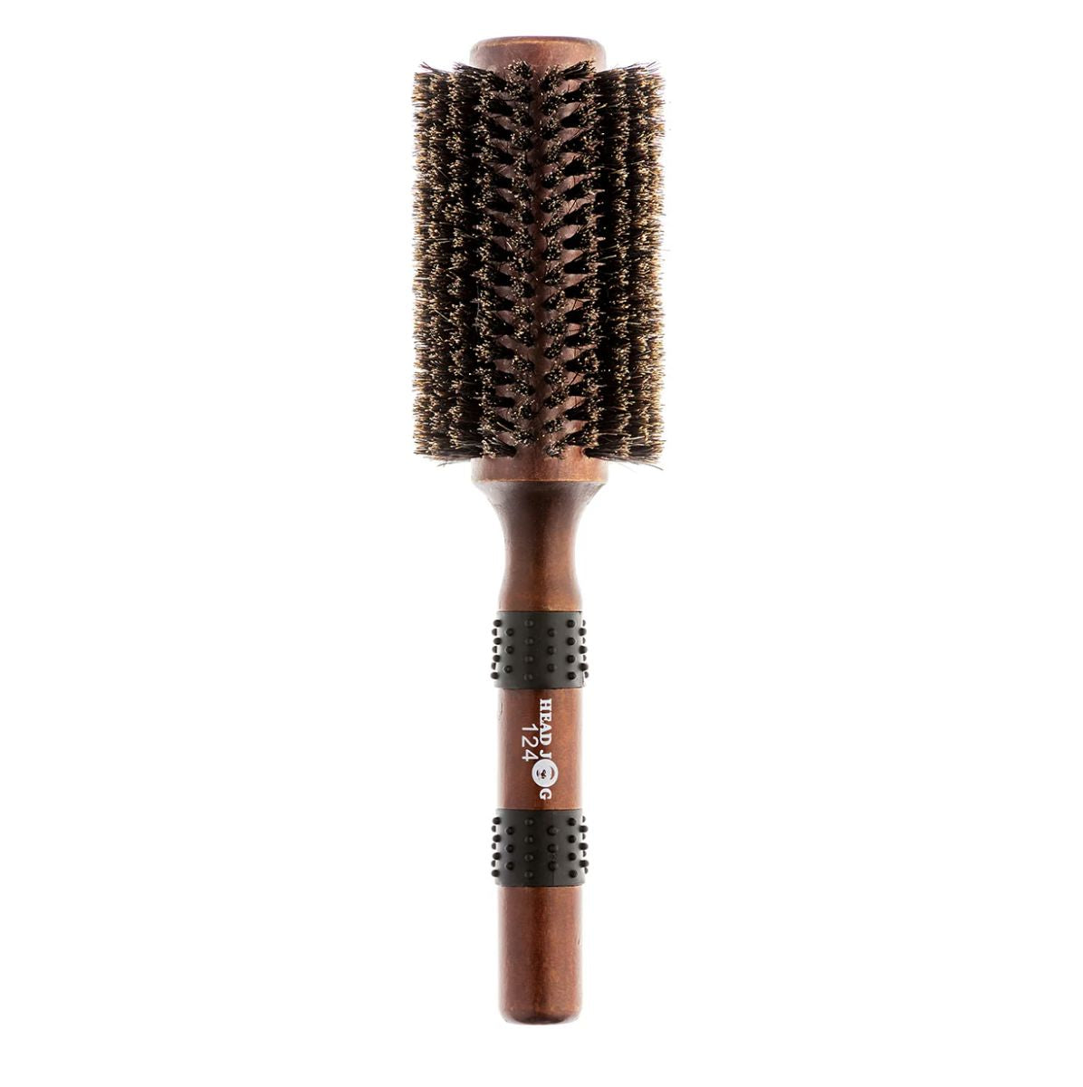Head Jog Natural Boar Bristle Round Brush Hair Brush Head Jog 124 37mm 