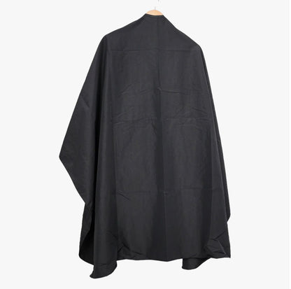 Hair Tools Barber Hairdressing Unisex Cutting Cape & Gown with Poppers (Black)