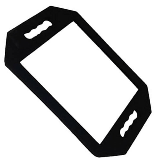 Hair Tools Two Hand Foam Back Mirror Black 28.5cm x 21cm Hair Colour Hair Tools 