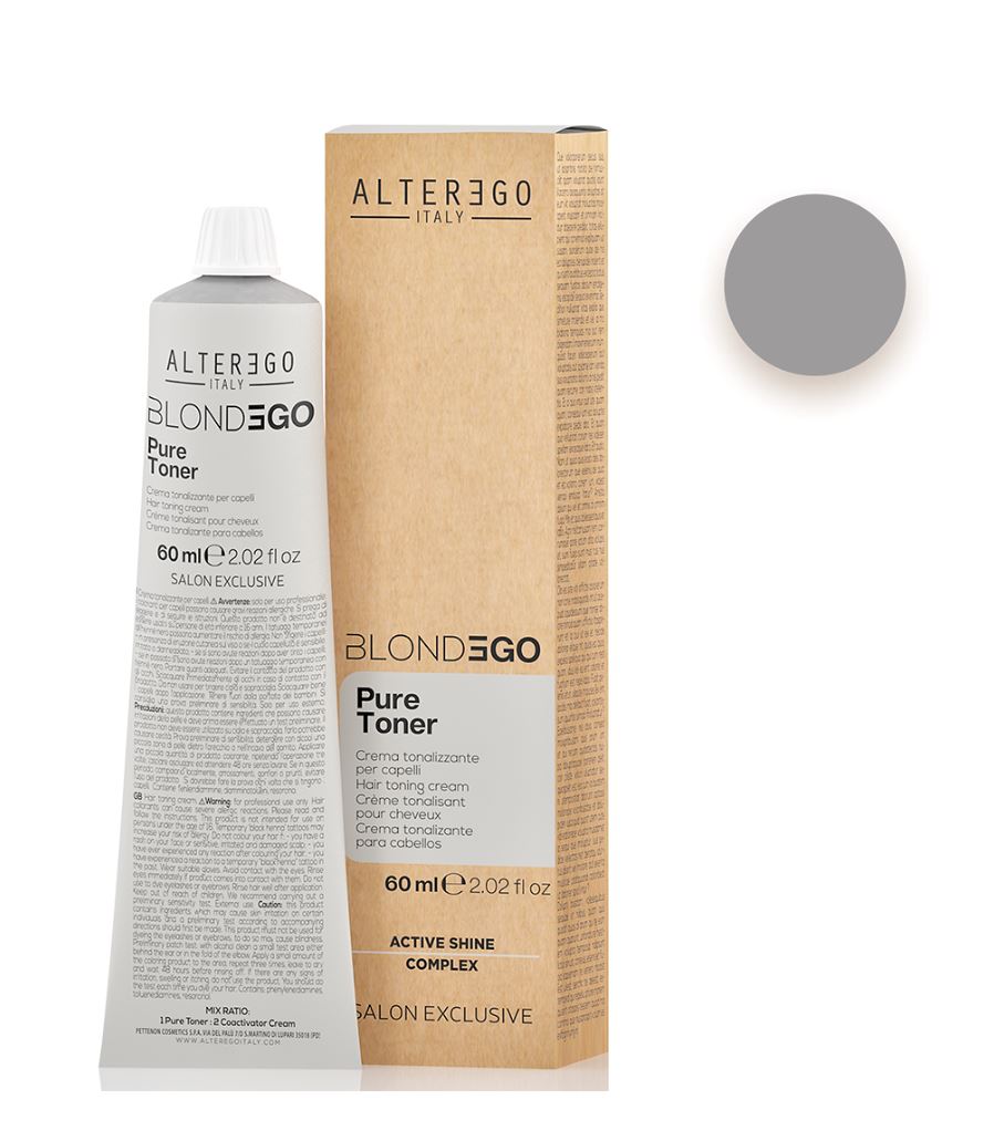 AlterEgo BlondEgo Pure Toner 60ml Hair Bleach AlterEgo Pure Toner Platinum - Platino 