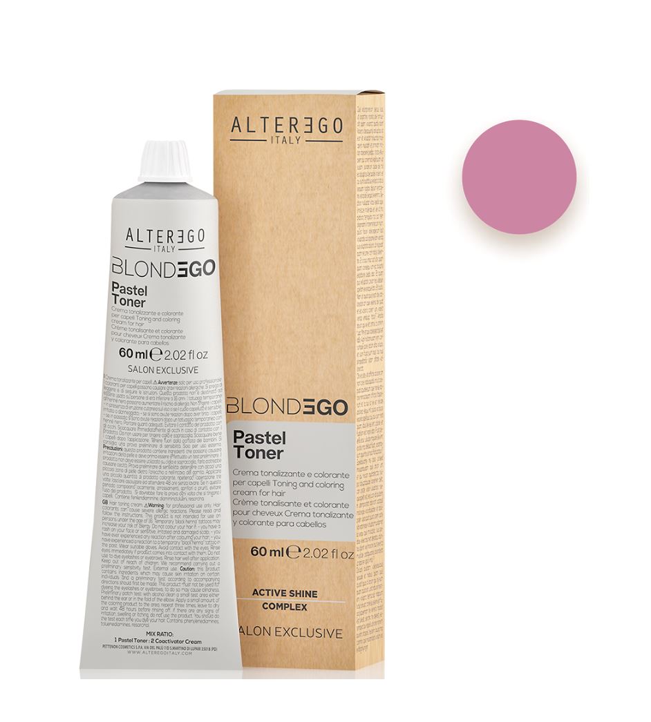 AlterEgo BlondEgo Pure Toner 60ml Hair Bleach AlterEgo Pastel Toner - Pastel Lilac 