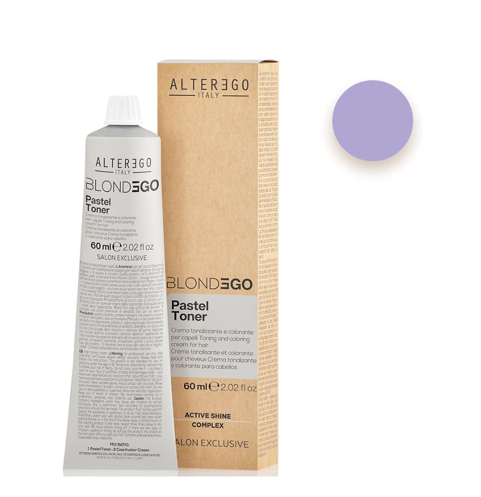 AlterEgo BlondEgo Pure Toner 60ml Hair Bleach AlterEgo Pastel Toner - Denim Mauve 