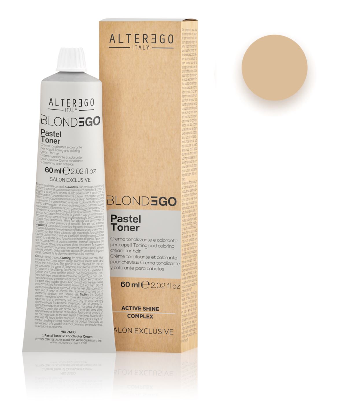 AlterEgo BlondEgo Pastel Toner 60ml Hair Bleach AlterEgo Pastel Toner - Dusty Copper 