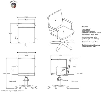 REM Atlas Hydraulic Styling Chair - Colours Salon Furniture REM 