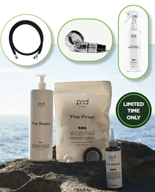 ECOHEADS POD System Bundle shower hose Ecoheads 