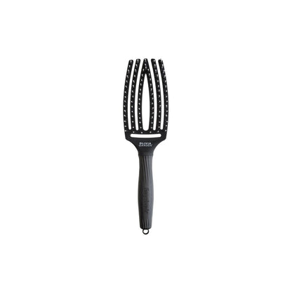 Olivia Garden Fingerbrush Care Iconic Boar & Nylon Black M Brush Olivia Garden 