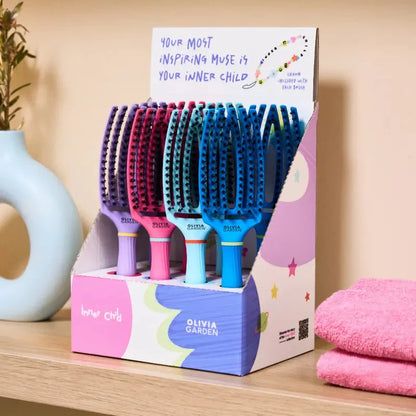 Olivia Garden Inner Child Fingerbrush Display (8 pieces) Brush Olivia Garden 