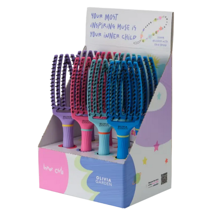 Olivia Garden Inner Child Fingerbrush Display (8 pieces) Brush Olivia Garden 