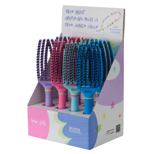 Olivia Garden Inner Child Fingerbrush Display (8 pieces) Brush Olivia Garden 
